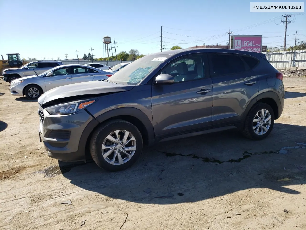 2019 Hyundai Tucson Se VIN: KM8J23A44KU840288 Lot: 75120144