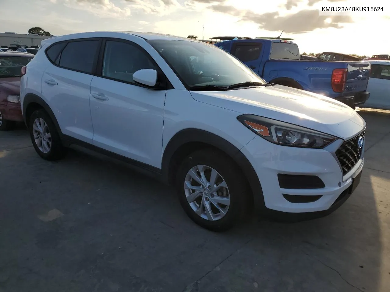 2019 Hyundai Tucson Se VIN: KM8J23A48KU915624 Lot: 75122454