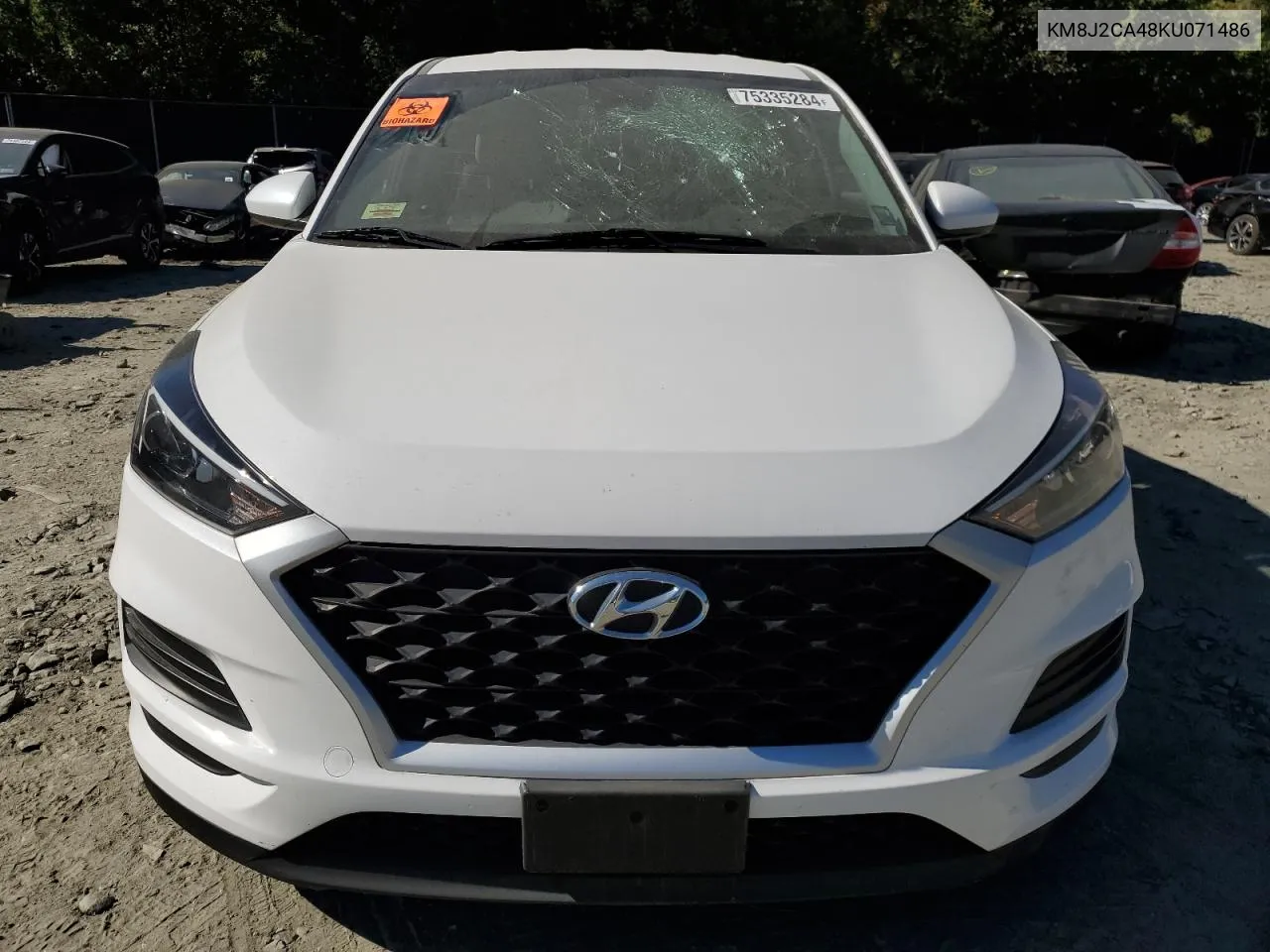 2019 Hyundai Tucson Se VIN: KM8J2CA48KU071486 Lot: 75335284