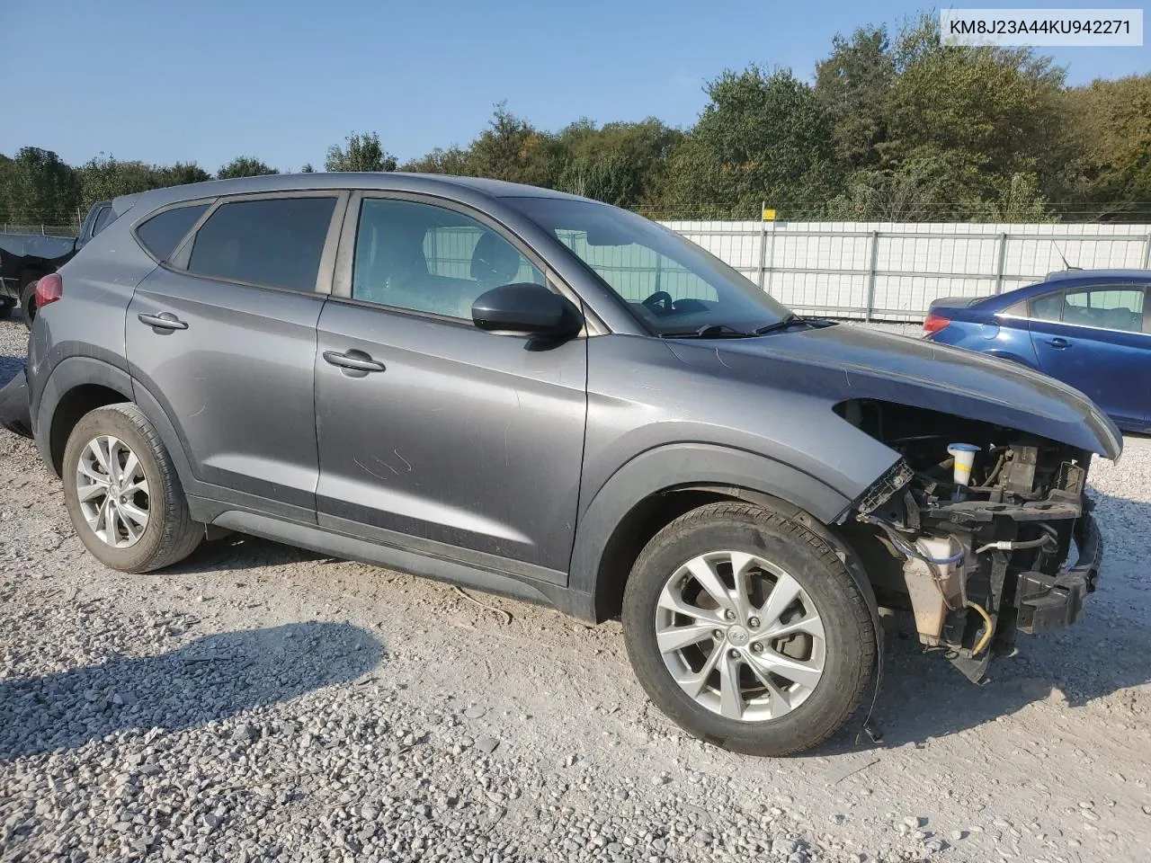 2019 Hyundai Tucson Se VIN: KM8J23A44KU942271 Lot: 75403334