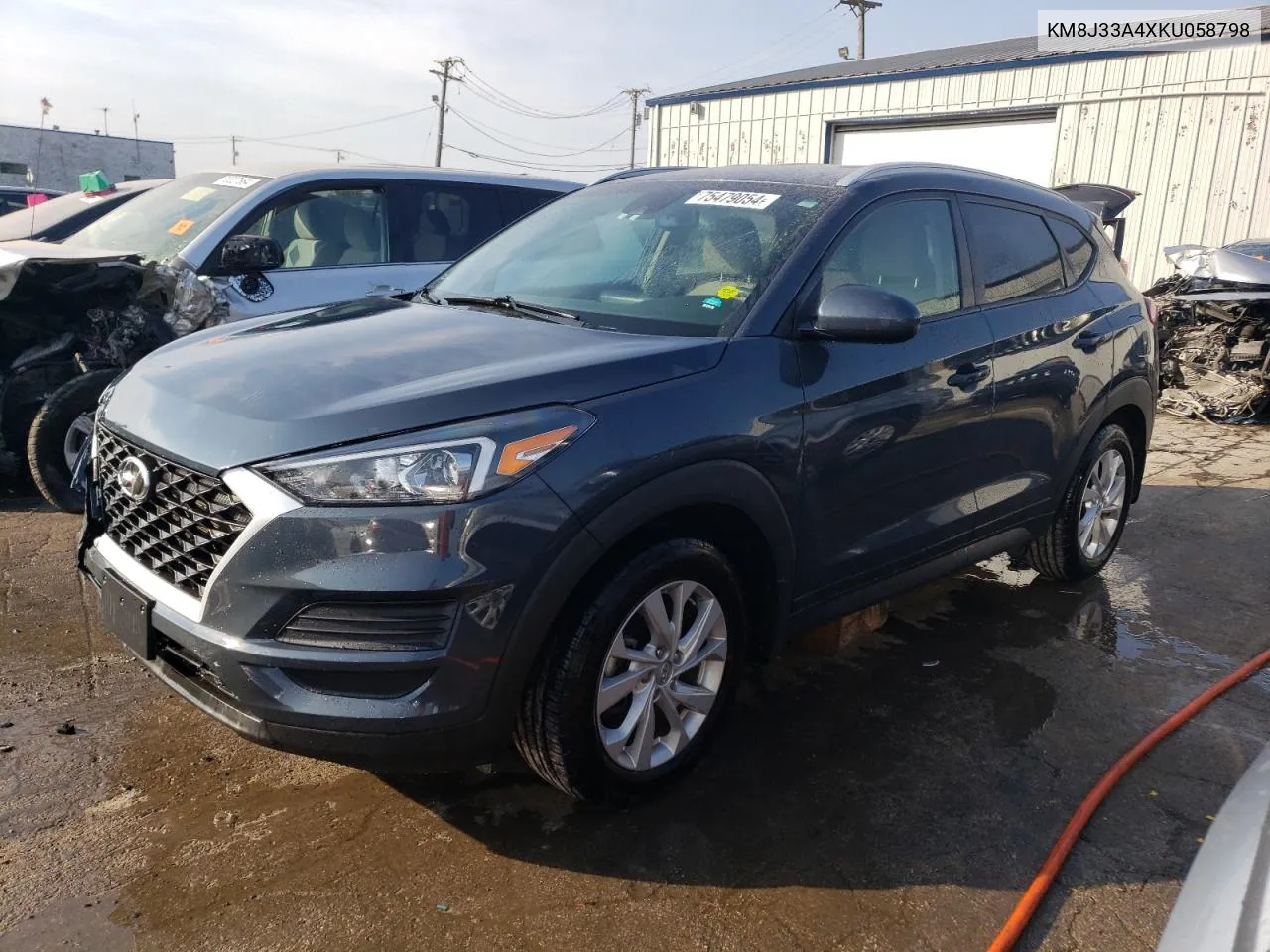 2019 Hyundai Tucson Limited VIN: KM8J33A4XKU058798 Lot: 75479054