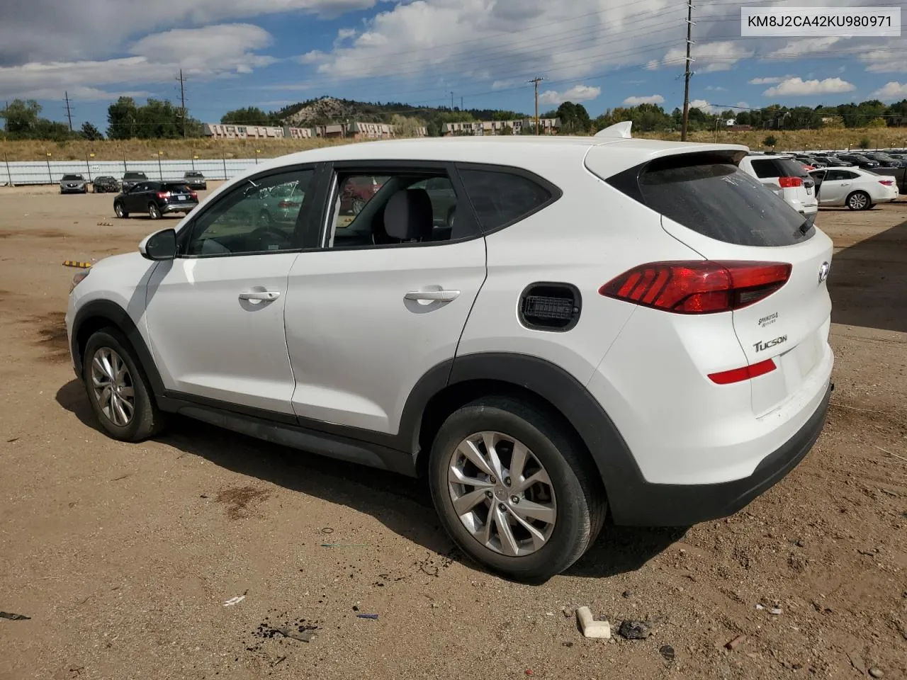 2019 Hyundai Tucson Se VIN: KM8J2CA42KU980971 Lot: 75554674