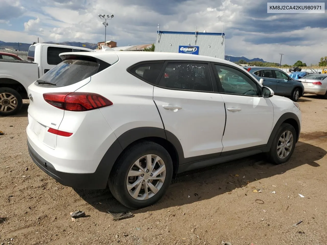 2019 Hyundai Tucson Se VIN: KM8J2CA42KU980971 Lot: 75554674