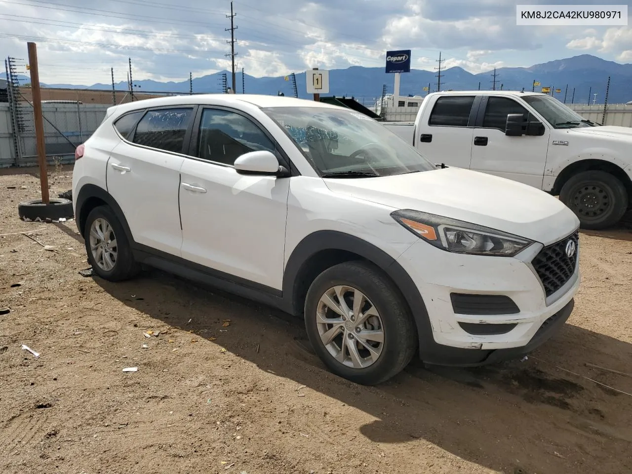 2019 Hyundai Tucson Se VIN: KM8J2CA42KU980971 Lot: 75554674