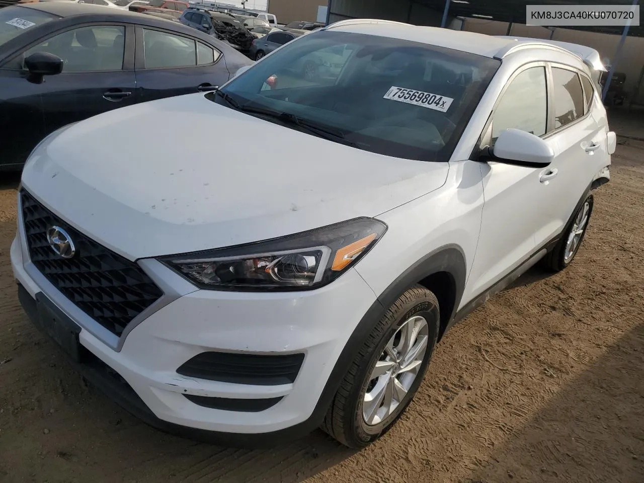 2019 Hyundai Tucson Limited VIN: KM8J3CA40KU070720 Lot: 75569804