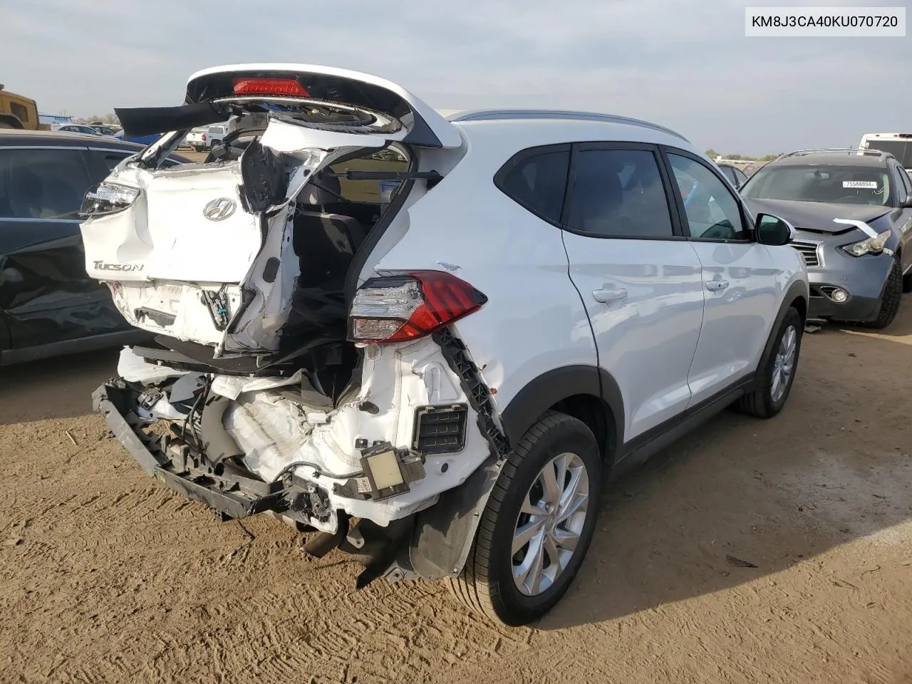 2019 Hyundai Tucson Limited VIN: KM8J3CA40KU070720 Lot: 75569804