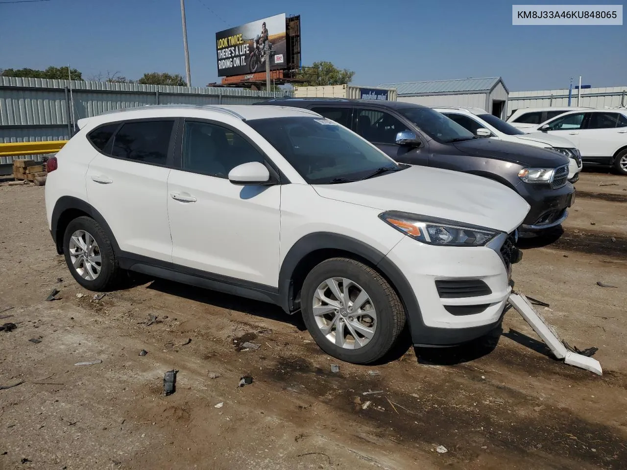 2019 Hyundai Tucson Limited VIN: KM8J33A46KU848065 Lot: 75611854