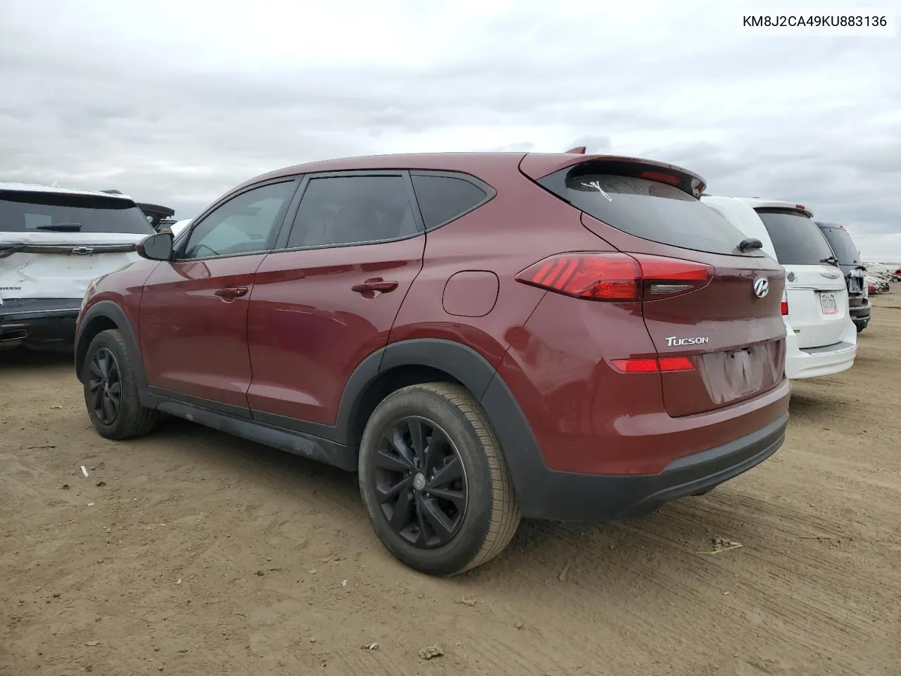 2019 Hyundai Tucson Se VIN: KM8J2CA49KU883136 Lot: 75629184