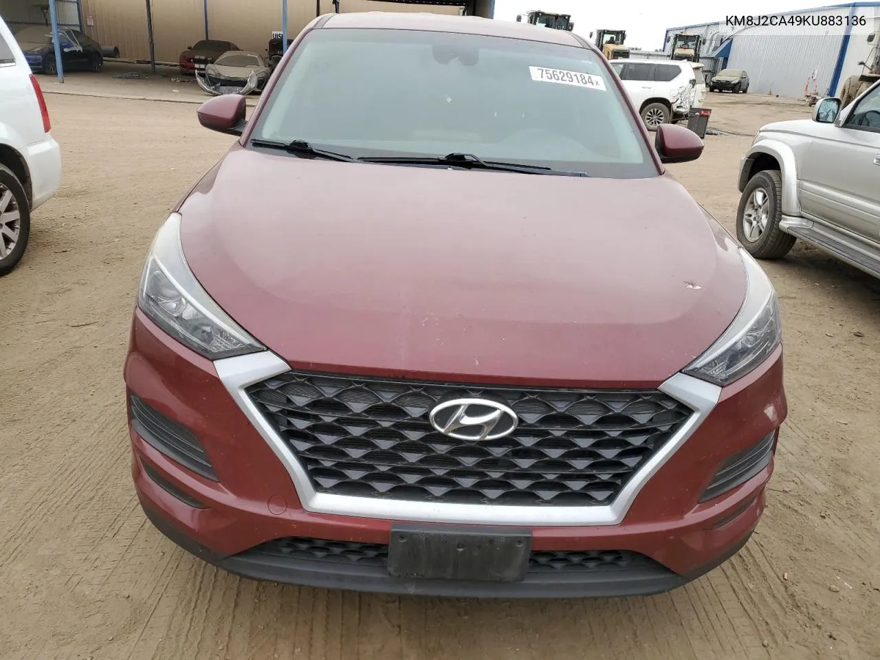 2019 Hyundai Tucson Se VIN: KM8J2CA49KU883136 Lot: 75629184