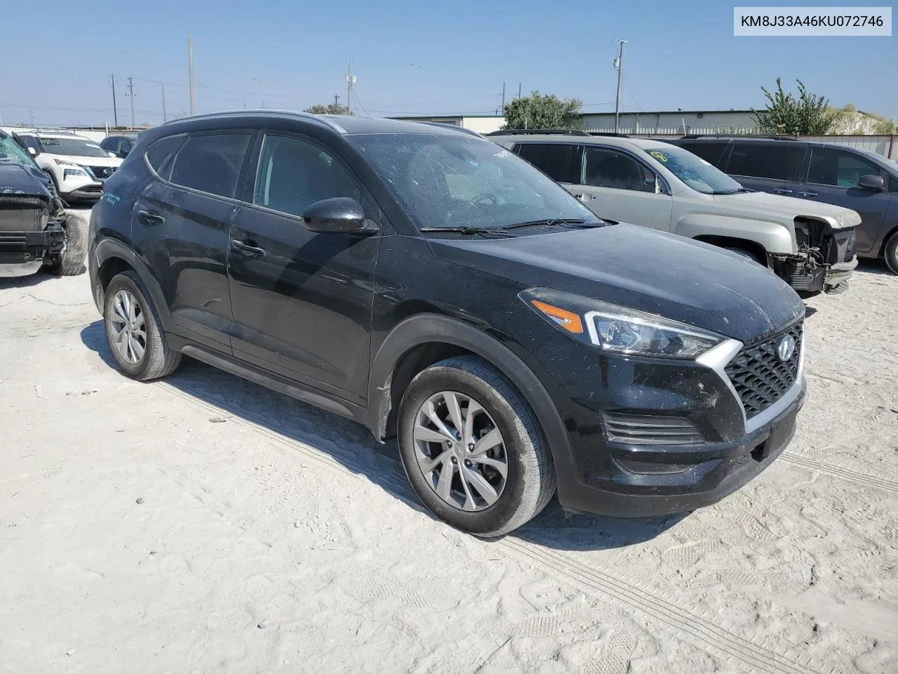 2019 Hyundai Tucson Limited VIN: KM8J33A46KU072746 Lot: 75840794