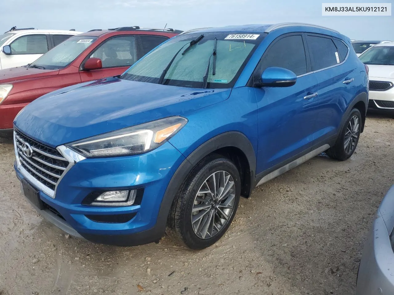 2019 Hyundai Tucson Limited VIN: KM8J33AL5KU912121 Lot: 76158914