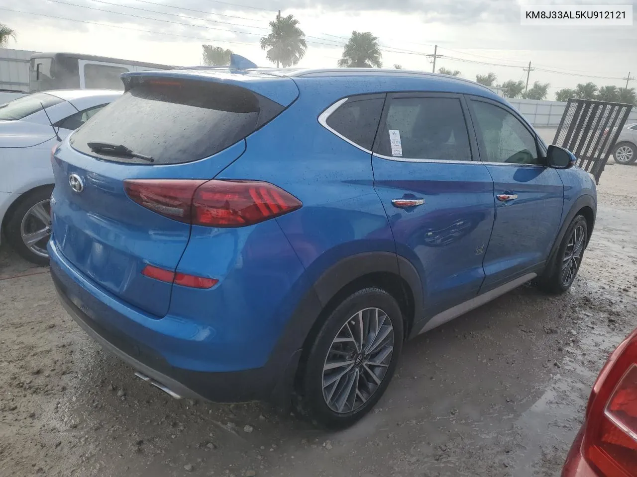 2019 Hyundai Tucson Limited VIN: KM8J33AL5KU912121 Lot: 76158914