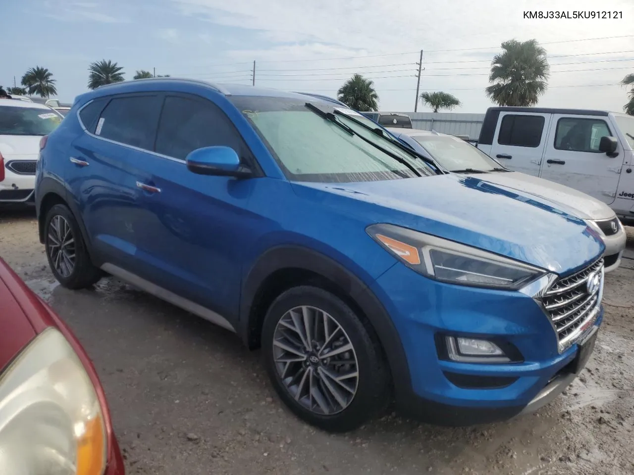 2019 Hyundai Tucson Limited VIN: KM8J33AL5KU912121 Lot: 76158914