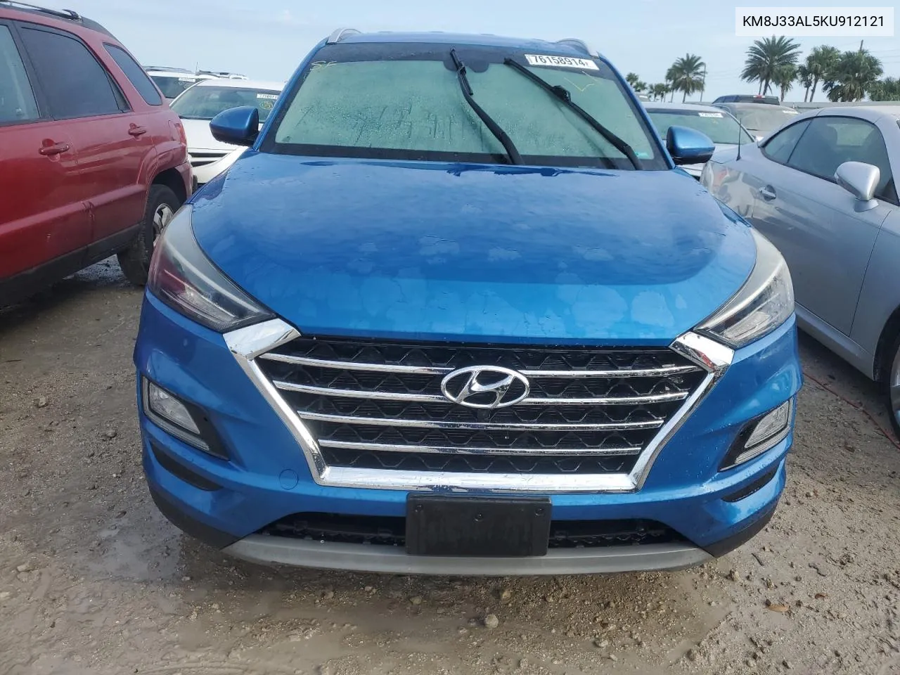 2019 Hyundai Tucson Limited VIN: KM8J33AL5KU912121 Lot: 76158914