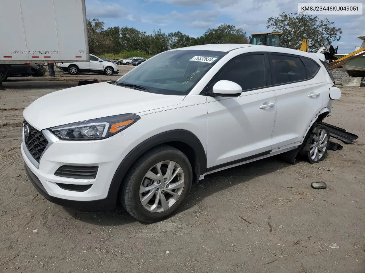 2019 Hyundai Tucson Se VIN: KM8J23A46KU049051 Lot: 76323934