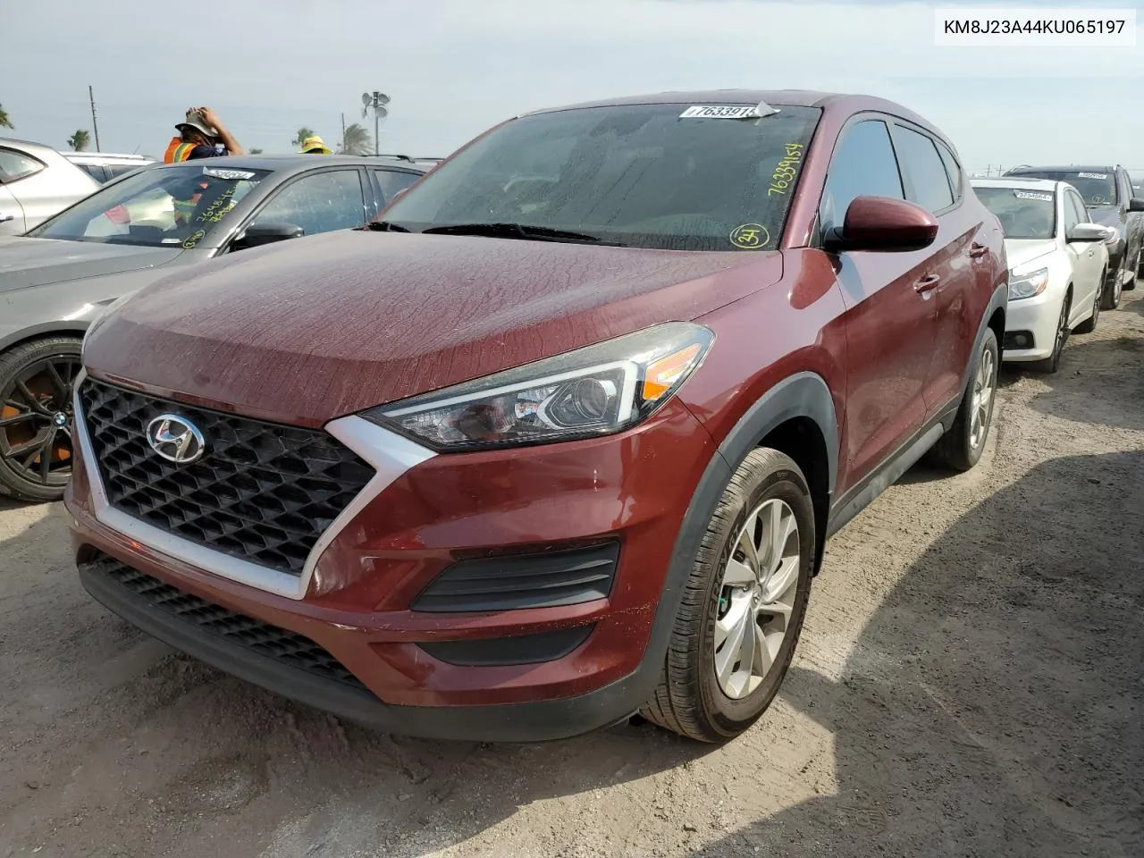 2019 Hyundai Tucson Se VIN: KM8J23A44KU065197 Lot: 76339154