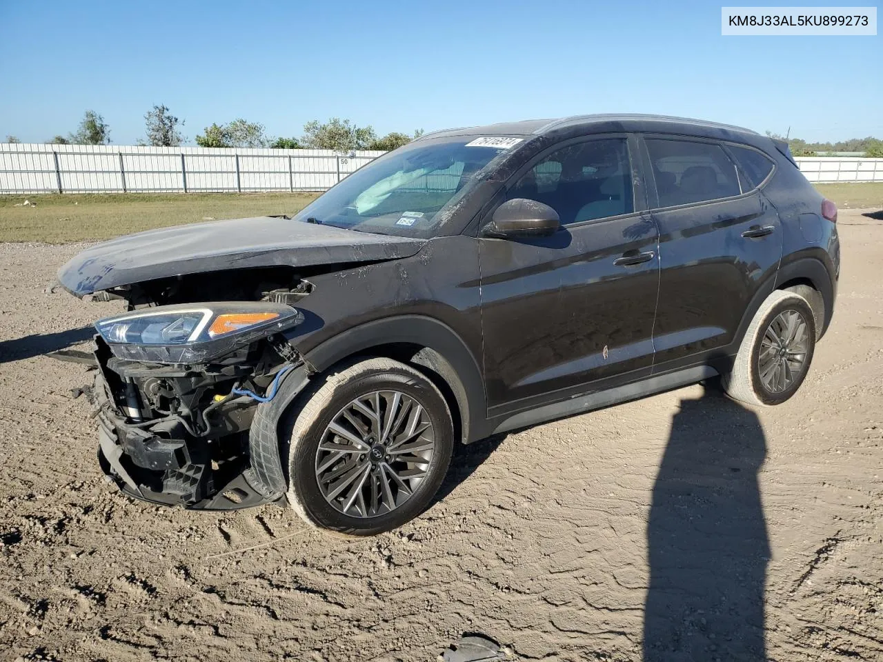 2019 Hyundai Tucson Limited VIN: KM8J33AL5KU899273 Lot: 76416974