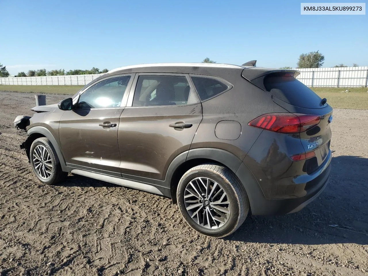 2019 Hyundai Tucson Limited VIN: KM8J33AL5KU899273 Lot: 76416974