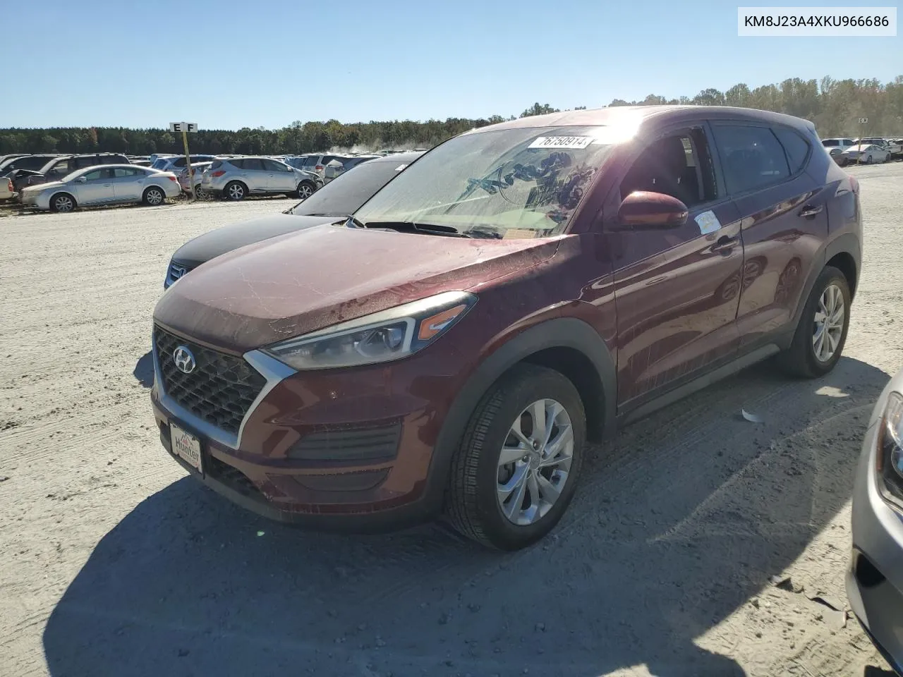 2019 Hyundai Tucson Se VIN: KM8J23A4XKU966686 Lot: 40573213