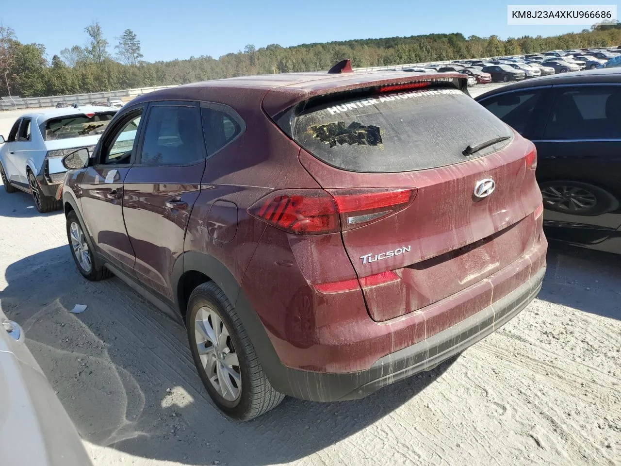 2019 Hyundai Tucson Se VIN: KM8J23A4XKU966686 Lot: 40573213