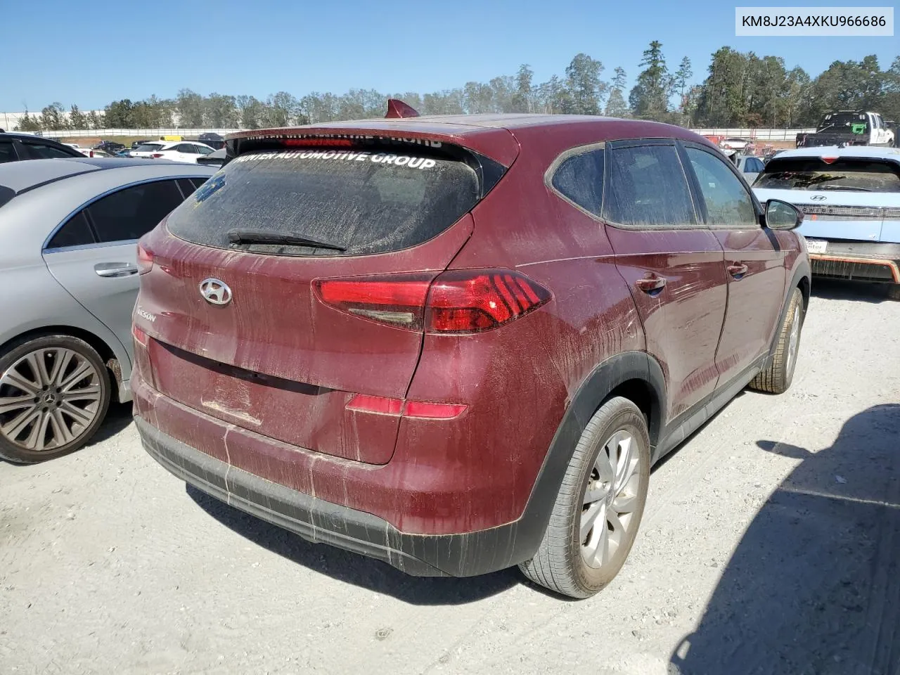 2019 Hyundai Tucson Se VIN: KM8J23A4XKU966686 Lot: 40573213