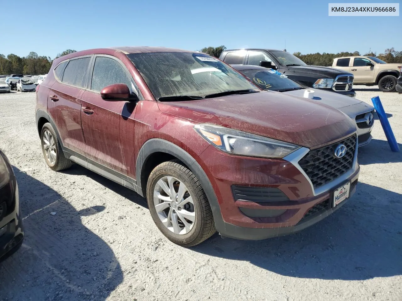 2019 Hyundai Tucson Se VIN: KM8J23A4XKU966686 Lot: 40573213