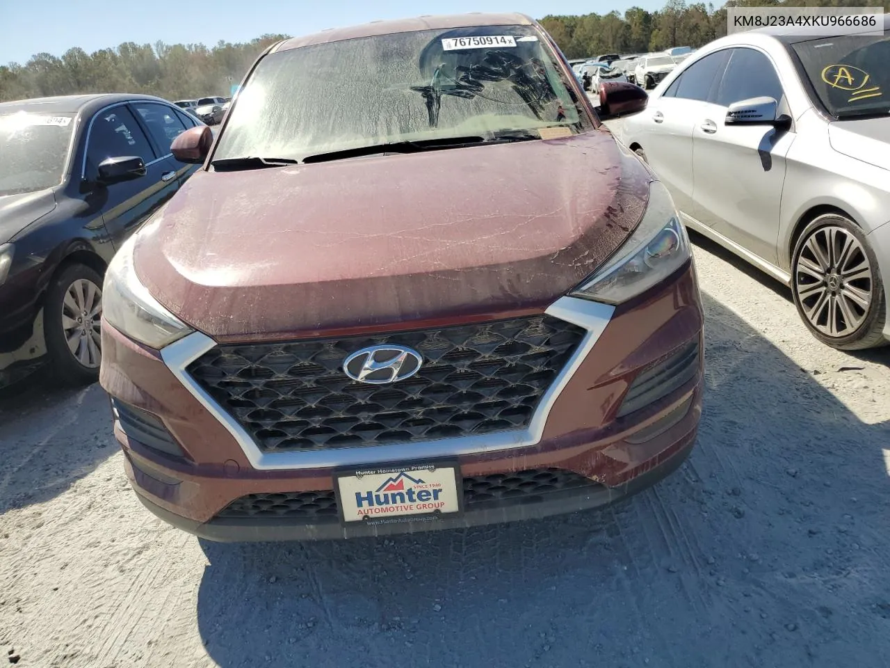 2019 Hyundai Tucson Se VIN: KM8J23A4XKU966686 Lot: 40573213