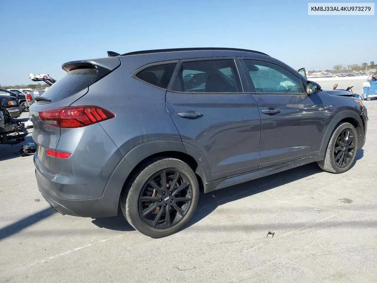 2019 Hyundai Tucson Limited VIN: KM8J33AL4KU973279 Lot: 76804694