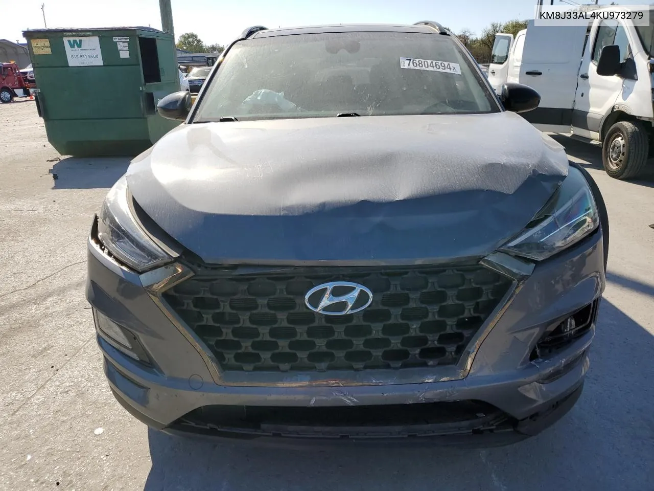 2019 Hyundai Tucson Limited VIN: KM8J33AL4KU973279 Lot: 76804694