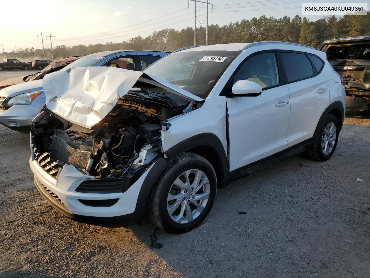 2019 Hyundai Tucson Limited VIN: KM8J3CA40KU049351 Lot: 77093154