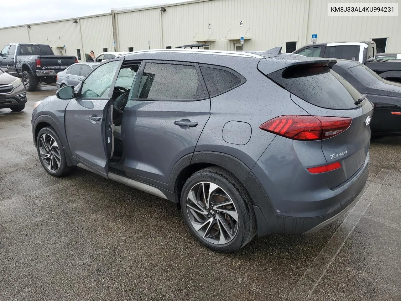 2019 Hyundai Tucson Limited VIN: KM8J33AL4KU994231 Lot: 77103314