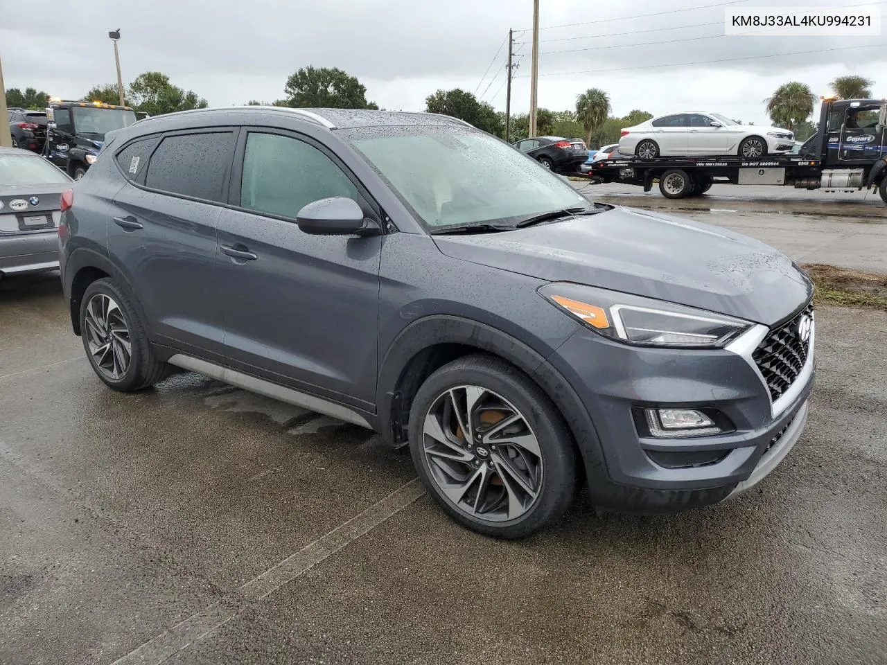 2019 Hyundai Tucson Limited VIN: KM8J33AL4KU994231 Lot: 77103314