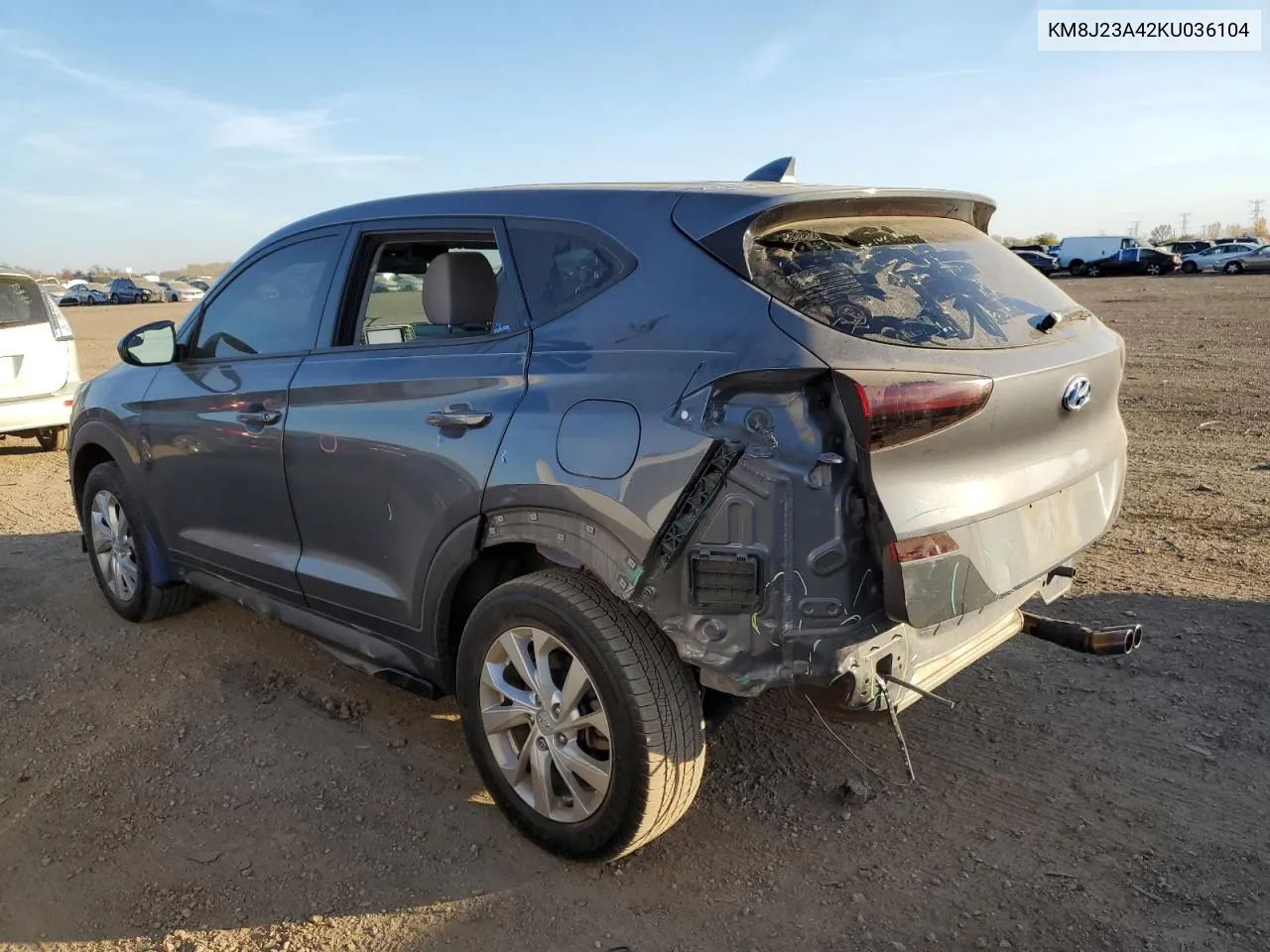 2019 Hyundai Tucson Se VIN: KM8J23A42KU036104 Lot: 77230404