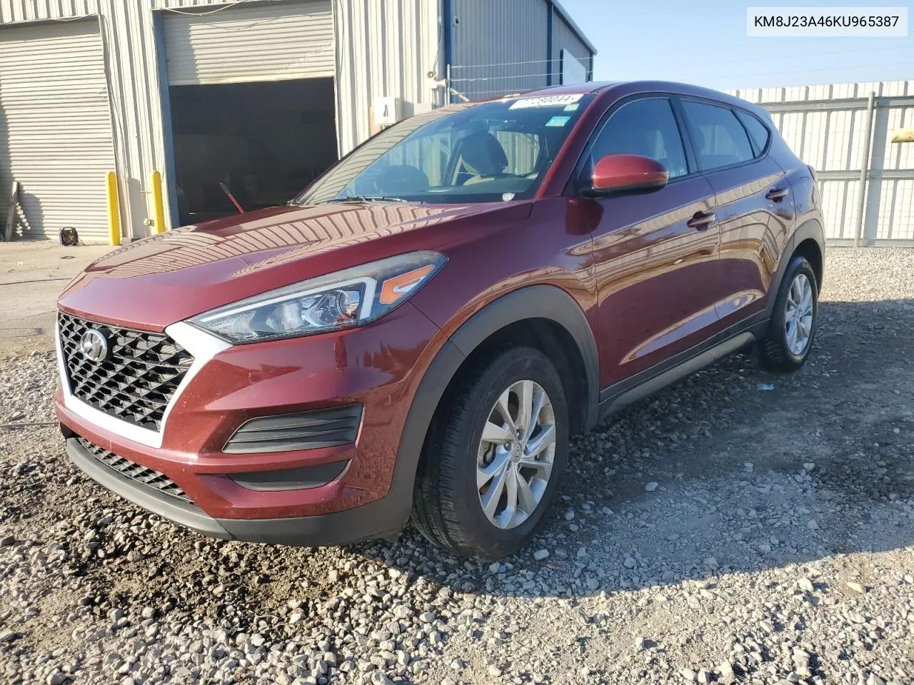 2019 Hyundai Tucson Se VIN: KM8J23A46KU965387 Lot: 77280044