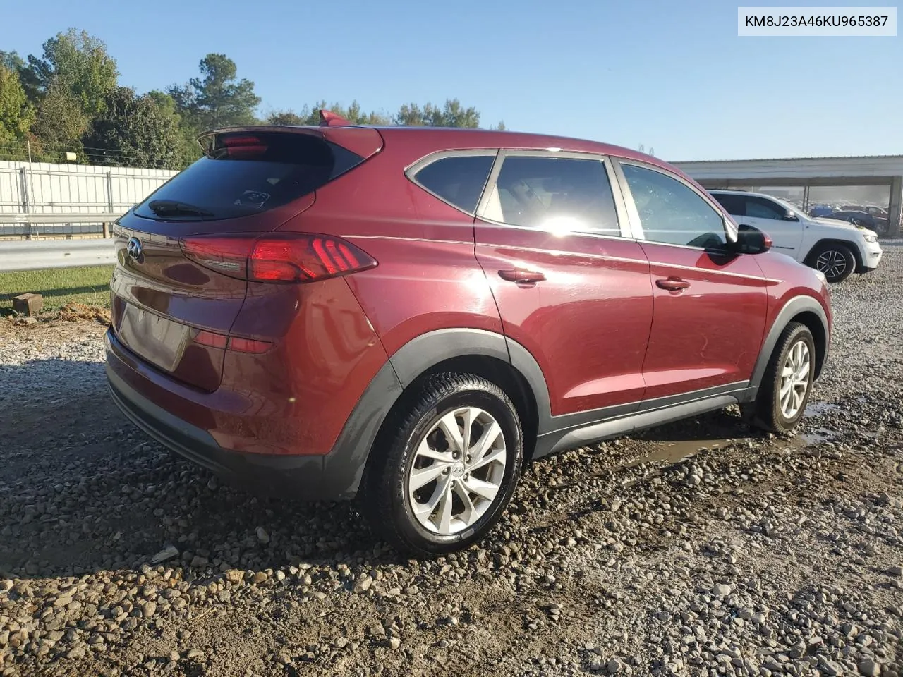 2019 Hyundai Tucson Se VIN: KM8J23A46KU965387 Lot: 77280044