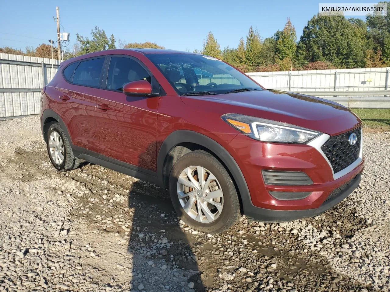 2019 Hyundai Tucson Se VIN: KM8J23A46KU965387 Lot: 77280044