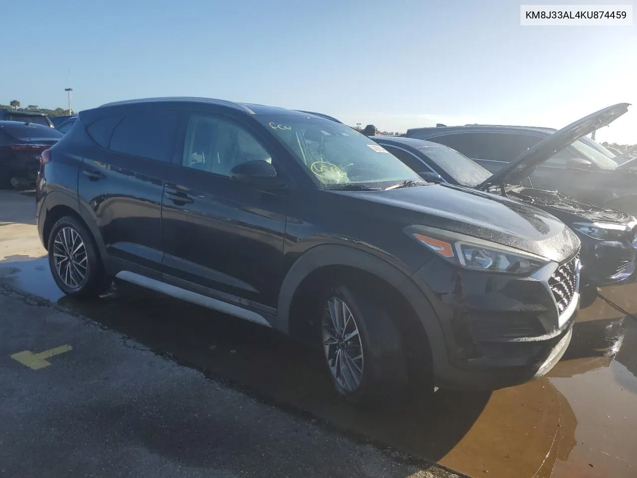 2019 Hyundai Tucson Limited VIN: KM8J33AL4KU874459 Lot: 77340674