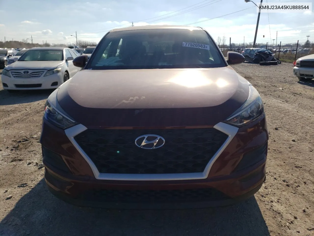 2019 Hyundai Tucson Se VIN: KM8J23A45KU888544 Lot: 77520583