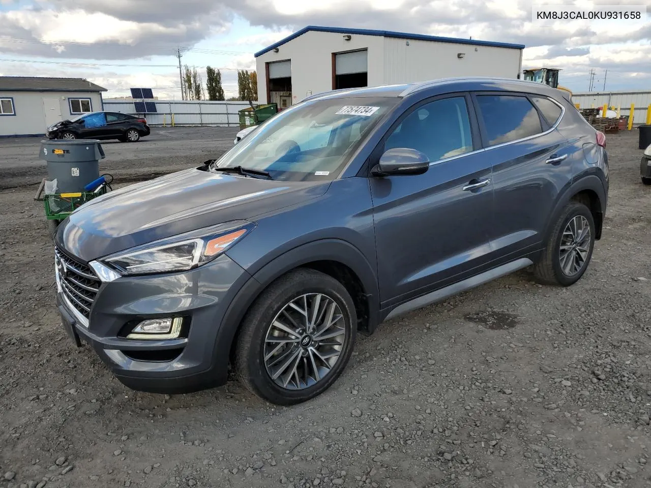 2019 Hyundai Tucson Limited VIN: KM8J3CAL0KU931658 Lot: 77574734