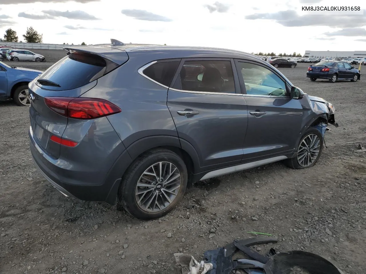 2019 Hyundai Tucson Limited VIN: KM8J3CAL0KU931658 Lot: 77574734