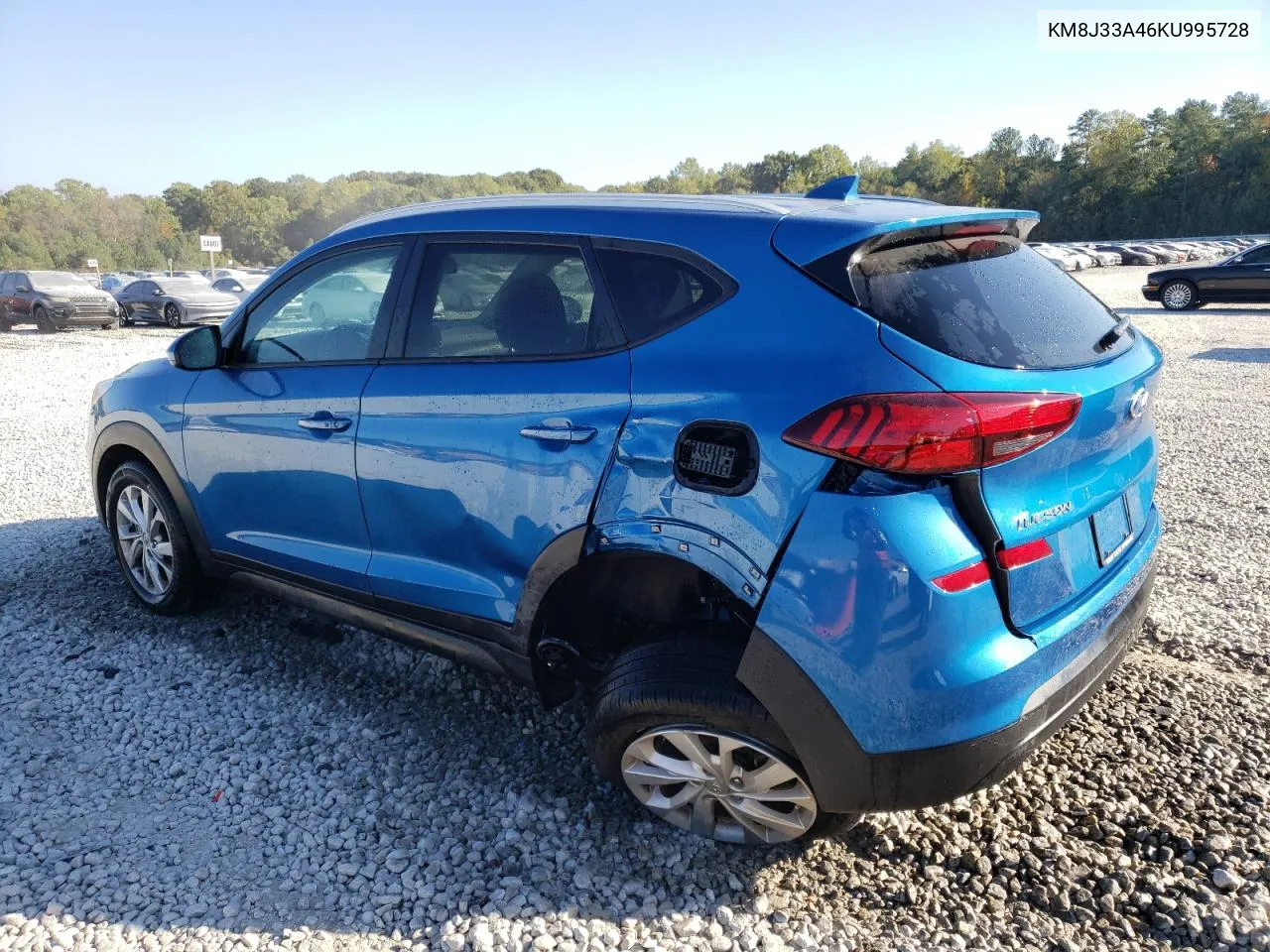 2019 Hyundai Tucson Limited VIN: KM8J33A46KU995728 Lot: 77592314