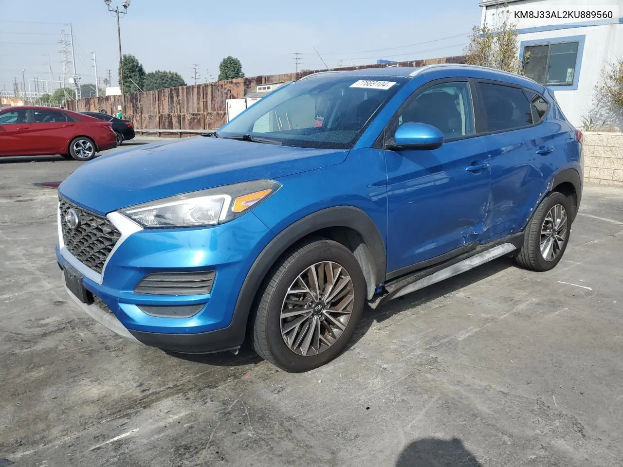 2019 Hyundai Tucson Limited VIN: KM8J33AL2KU889560 Lot: 77669104