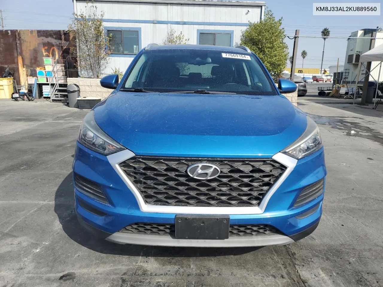 2019 Hyundai Tucson Limited VIN: KM8J33AL2KU889560 Lot: 77669104