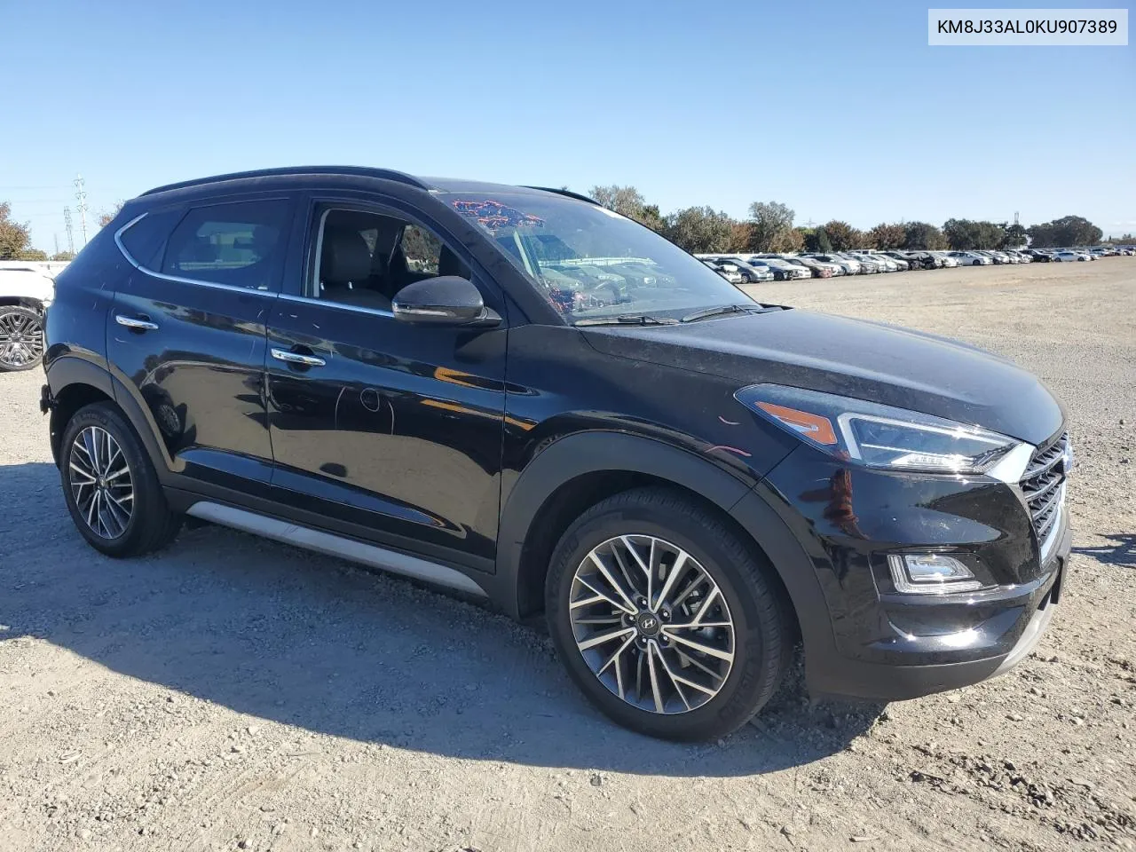 2019 Hyundai Tucson Limited VIN: KM8J33AL0KU907389 Lot: 77690844