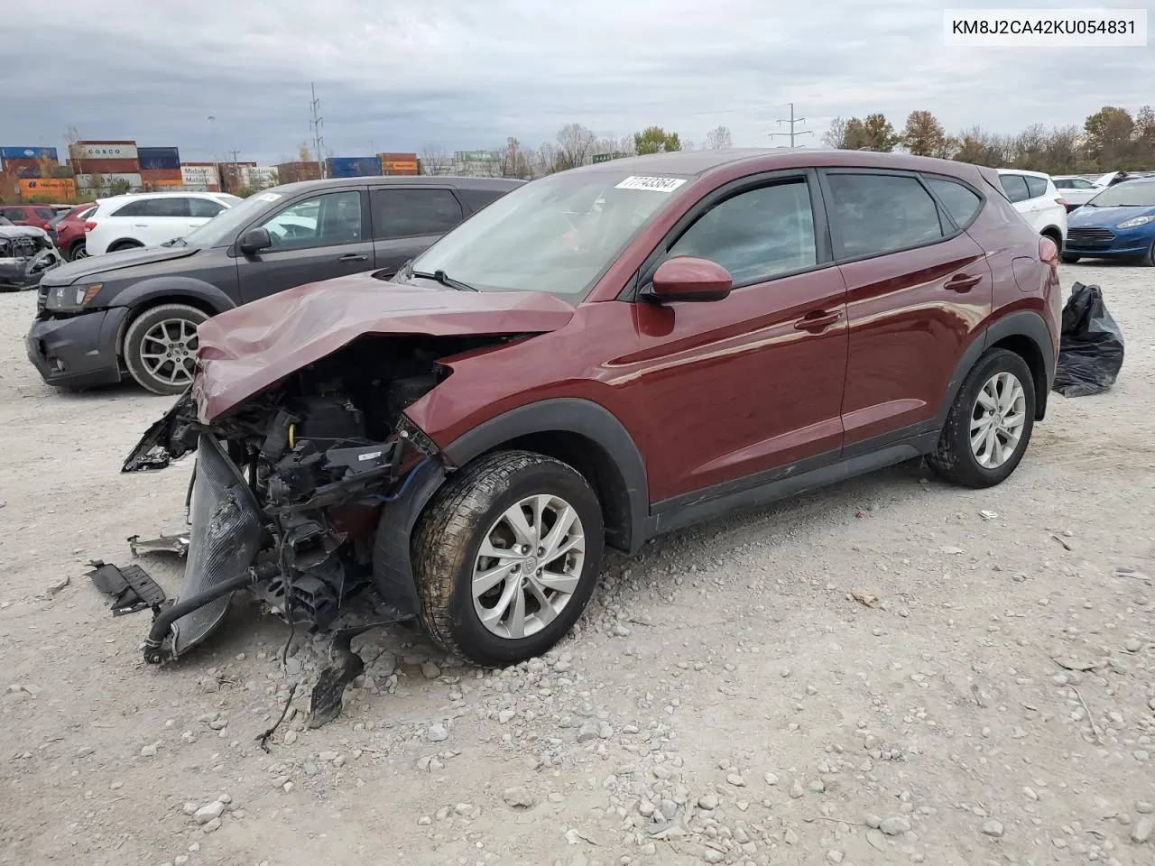 2019 Hyundai Tucson Se VIN: KM8J2CA42KU054831 Lot: 77743364