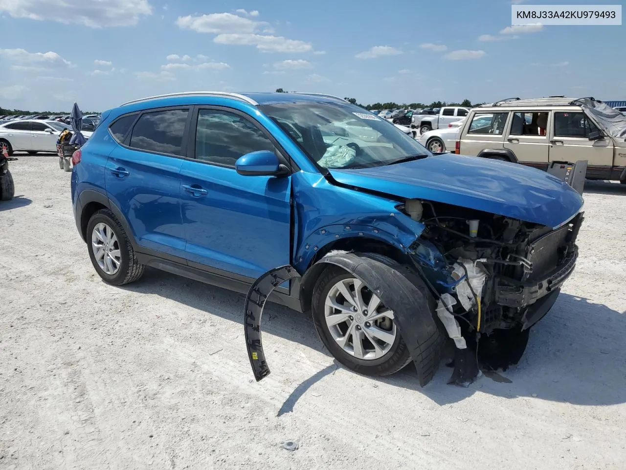 2019 Hyundai Tucson Limited VIN: KM8J33A42KU979493 Lot: 78436494