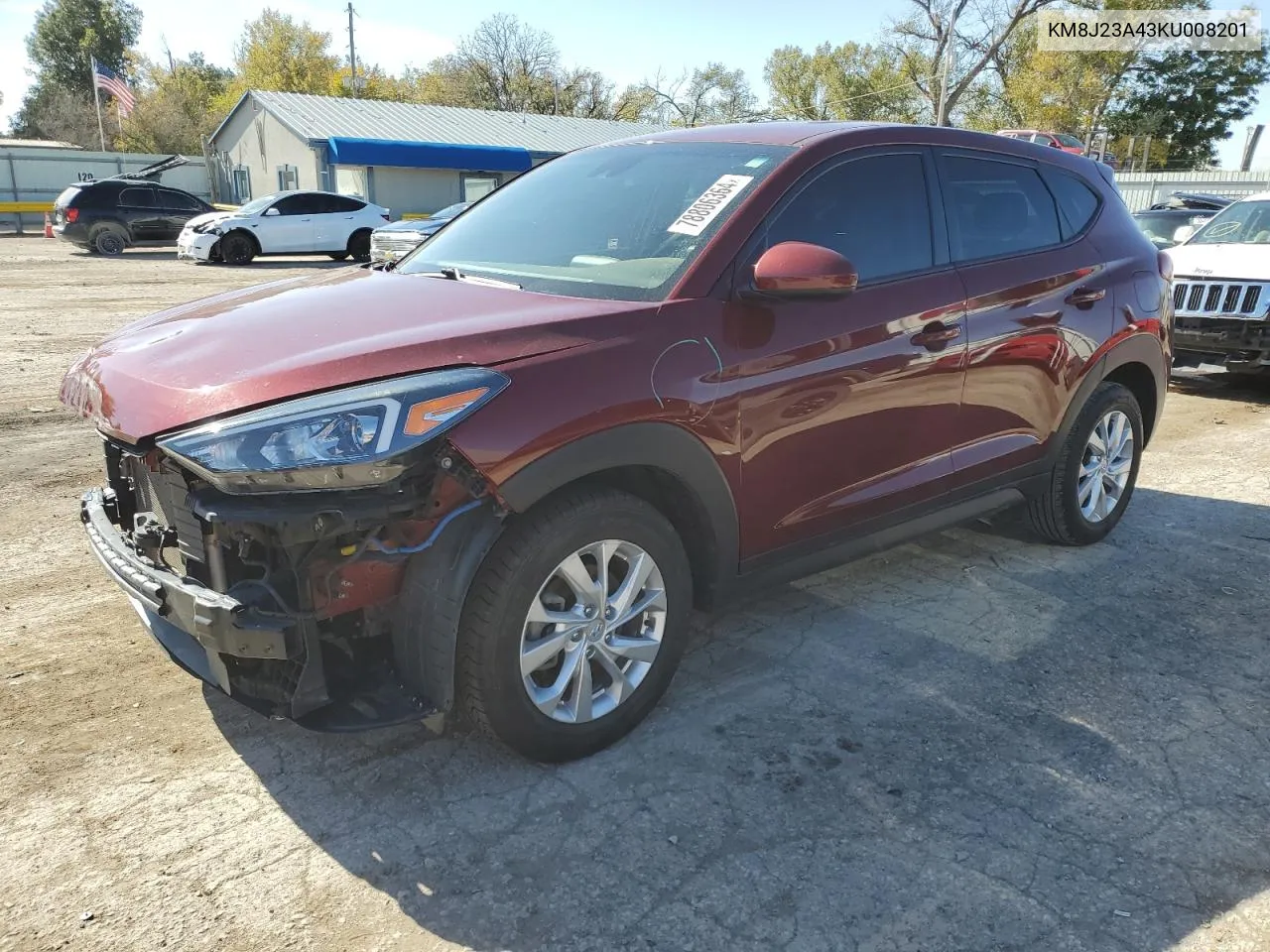 2019 Hyundai Tucson Se VIN: KM8J23A43KU008201 Lot: 78806364