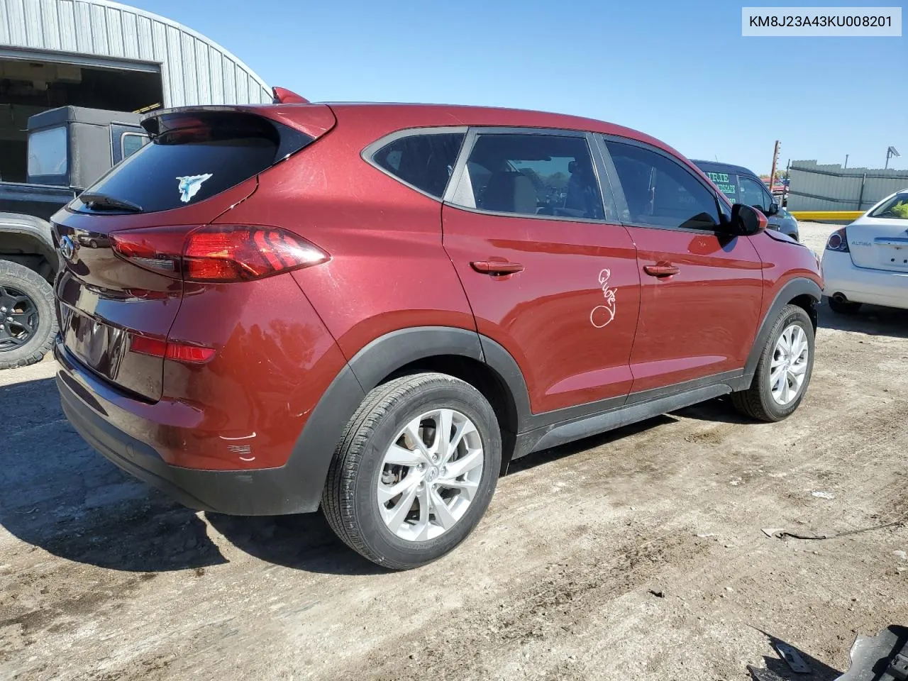 2019 Hyundai Tucson Se VIN: KM8J23A43KU008201 Lot: 78806364