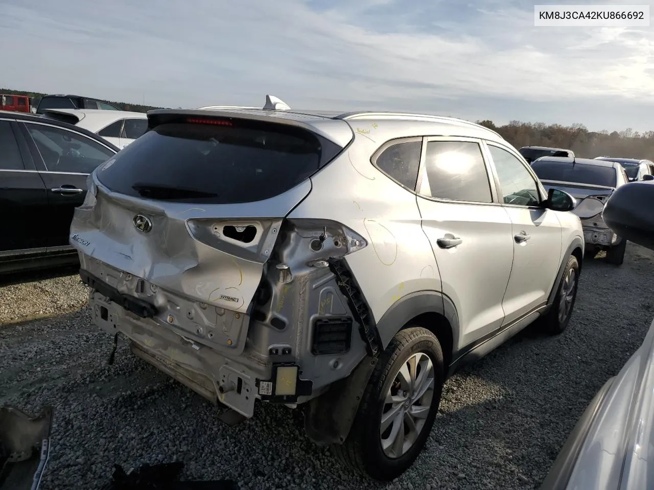 2019 Hyundai Tucson Limited VIN: KM8J3CA42KU866692 Lot: 79158604