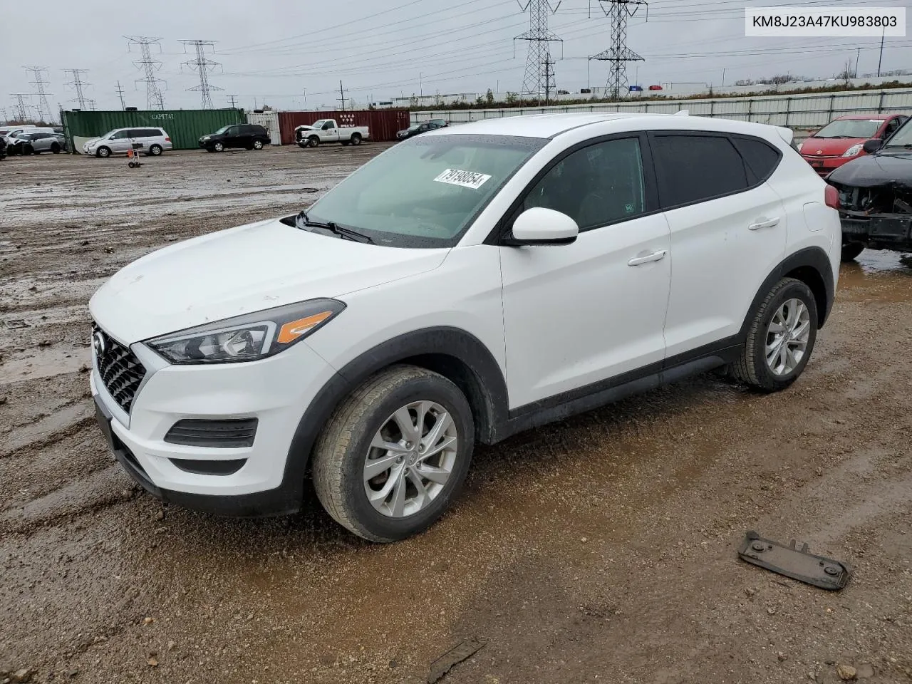 2019 Hyundai Tucson Se VIN: KM8J23A47KU983803 Lot: 79198054